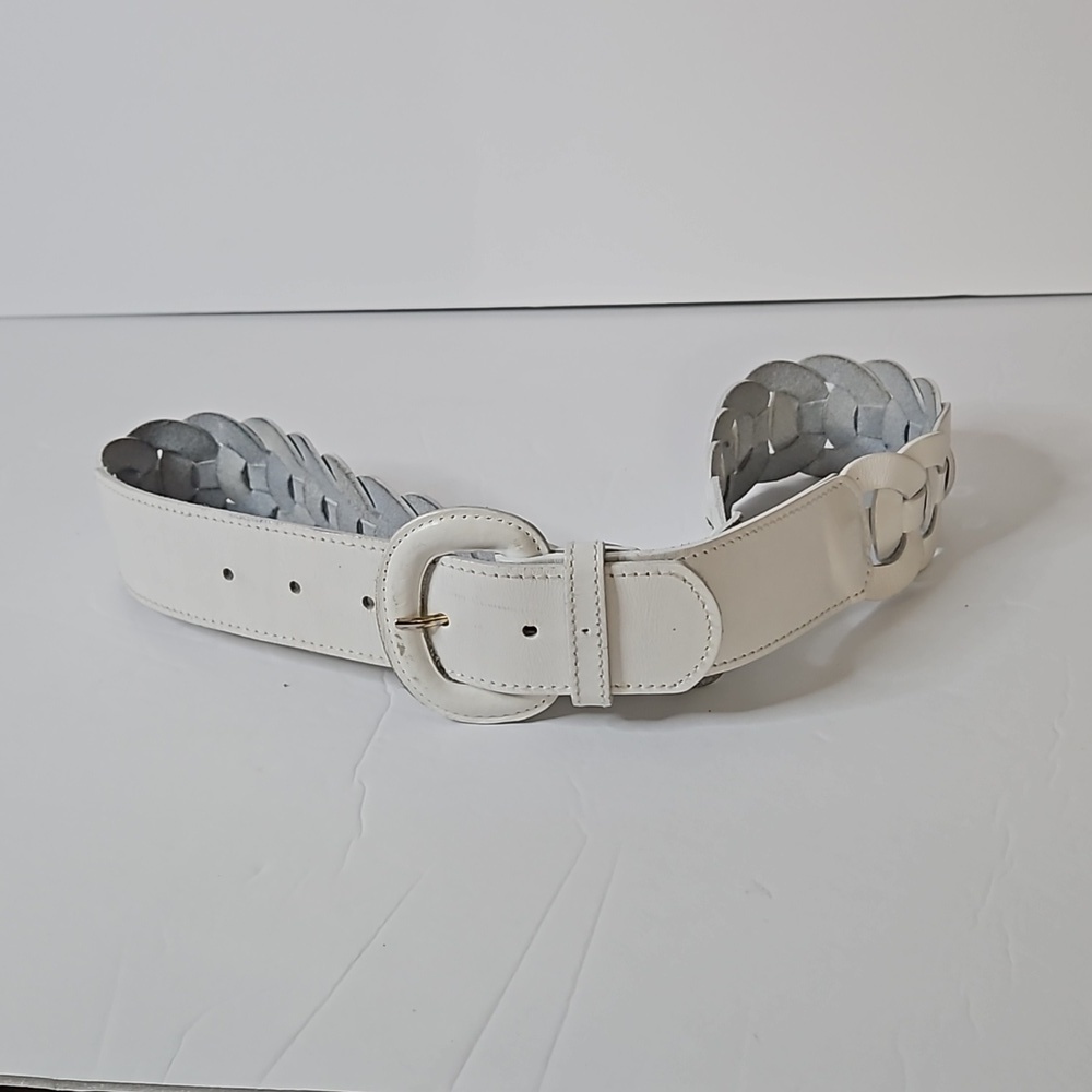Ginnie Johansen Leather Belt size S Brown Pre-owned